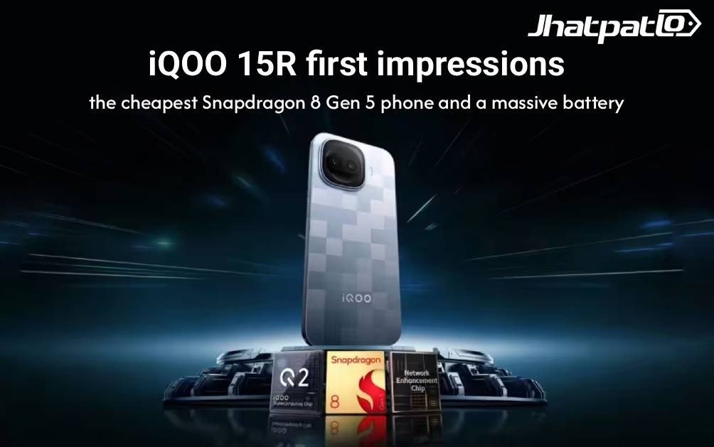  iQOO 15R first impressions: the cheapest Snapdragon 8 Gen 5 phone with a massive battery